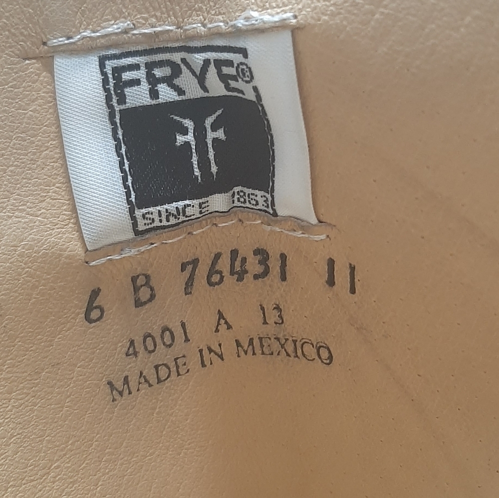FRYE Melissa black button back zip boots sz 6 - Picture 11 of 12